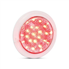 12V Round Stop/Tail Lamp With Clear Lens Recessed Mount 130mm Diamete