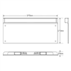 12/24V LED Number Plate Frame Light Blister Pack