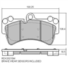 PHANTOM CERAMIC BRAKE PAD SET AUDI Q7 WAUZZZ4L TDI RDC2021