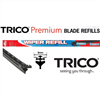 WIPER BLADES REFILL 8MM WIDE 560MM 2PK TRM560