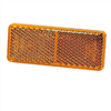 Reflector Rectangle Amber 28 x 70mm - 2 Pce