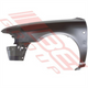 Audi VW FRONT GUARD - L/H - W/SLP, BADGE, MOULD HOLE - AUDI A4 1995-97