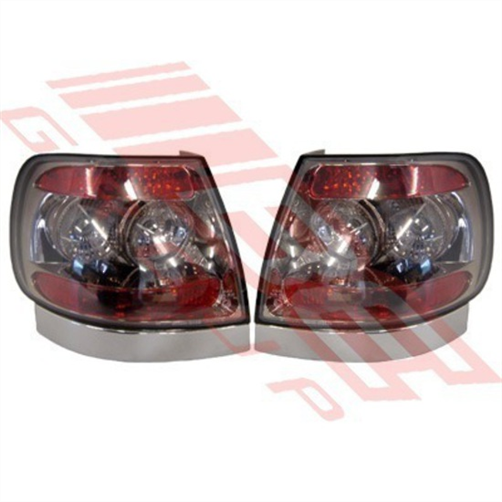 Audi VW REAR LAMP - SET - L&R - BLACK CHROMED - AUDI A4 1995