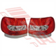 Audi VW REAR LAMP - SET - L&R - RED/CLEAR - LED STYLE - AUDI A4 1995