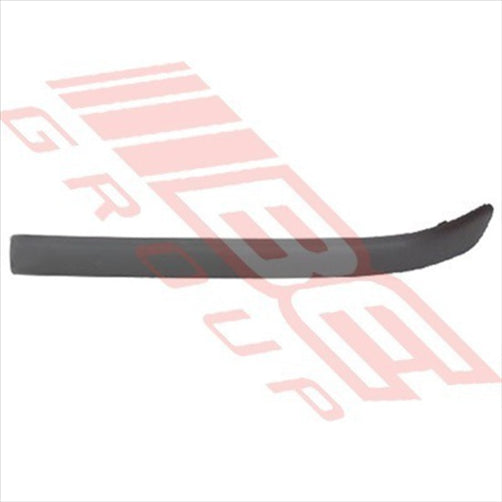 BMW FRONT BUMPER - MOULDING - L/H - BLACK - BMW 3'S E46 1998-2001 4DR