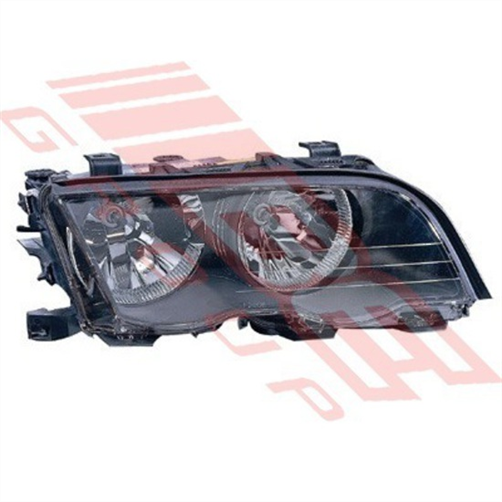 BMW HEADLAMP - R/H - BLACK REFLECTOR - BMW 3'S E46 2D 1998