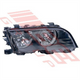 BMW HEADLAMP - R/H - BLACK REFLECTOR - BMW 3'S E46 2D 1998