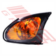 BMW CORNER LAMP - L/H - BLACK SURROUND - AMBER - BMW 3'S E46 4D 2001