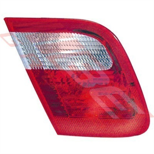 BMW REAR LAMP - L/H - INNER - CLEAR/RED - BMW 3'S E46 4D 1998