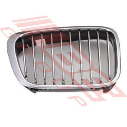 BMW GRILLE - R/H - CHRM/CHRM - W/FRAME - BMW 3'S E46 1998-2001