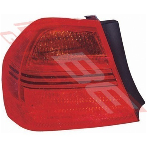 BMW REAR LAMP - L/H - RED/AMBER - BMW 3'S E90 2005-08 4DR