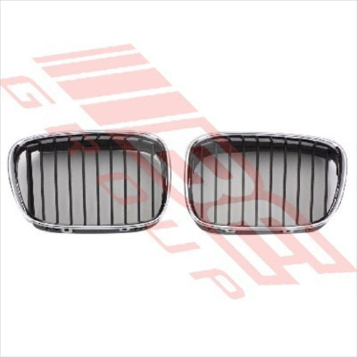 BMW GRILLE - R/H - CHROME/BLACK - BMW 5'S E39 1996-2000