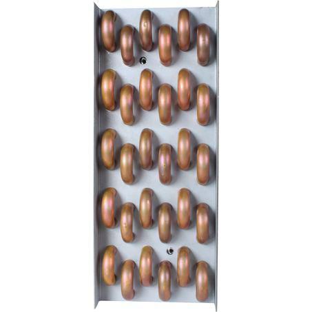 REDDOT CORPORATION Evaporator Core Plate and Fin Inlet Fitting #8 MOR Outlet Fitting #10