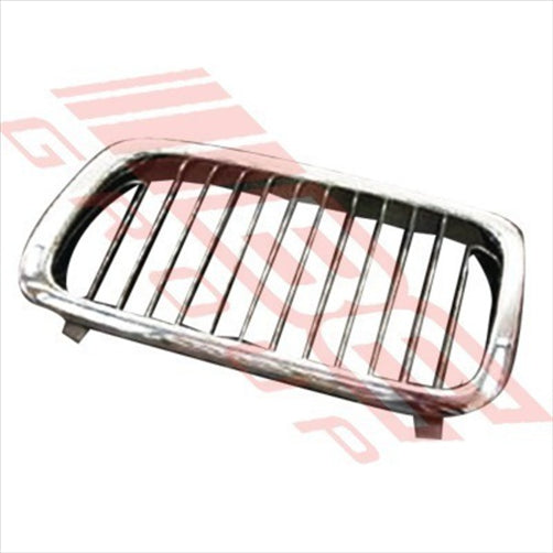 BMW GRILLE - CHRM/CHRM/BLACK - L/H - BMW 7'S E38 1994