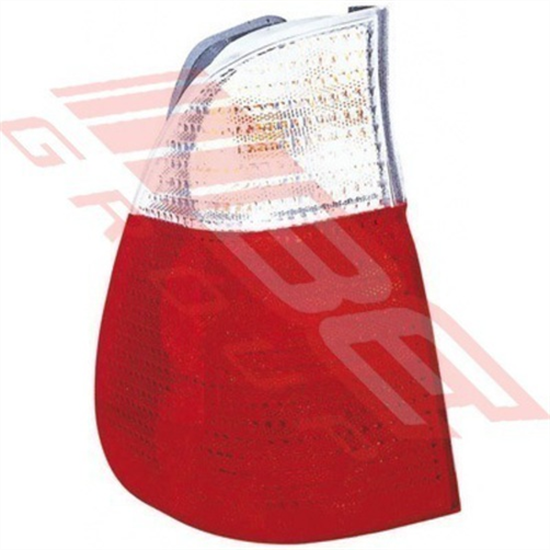 BMW REAR LAMP - L/H - CLEAR/RED - BMW X5 E53 2000-03