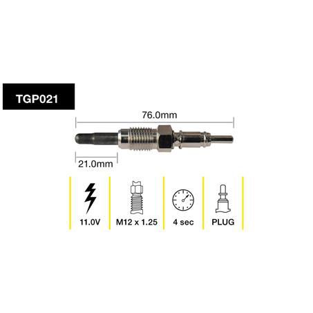 TRIDON GLOW PLUG 11.0V TGP021