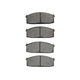 RDA BRAKES RDA GP Max General Purpose Low Metallic Brake Pad Set RDB225