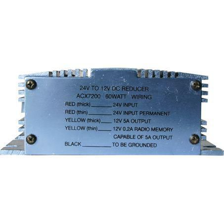 OEX Voltage Reducer 24V To 12V - Switch Mode Single Circuit - 5A (With Mem
