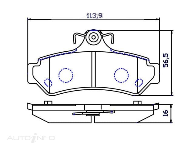 SUREHALT BRAKE PADS REAR SUITS TOYOTA CAMRY AURION - DB1475SH