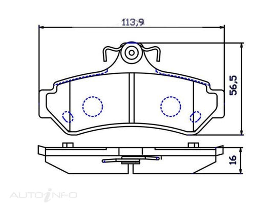 SUREHALT BRAKE PADS REAR SUITS TOYOTA CAMRY AURION - DB1475SH