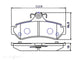 SUREHALT BRAKE PADS REAR SUITS TOYOTA CAMRY AURION - DB1475SH