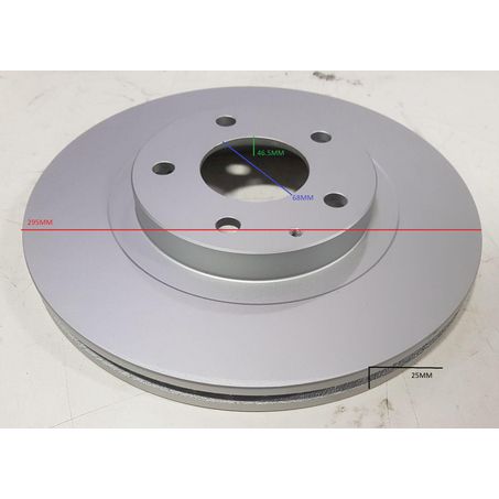 RDA Brakes Standard Disc Brake Rotor Vented 295mm RDA8577