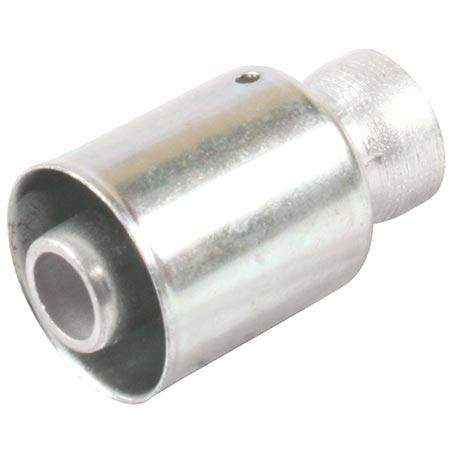 Atco Aluminium Fitting # 12 Weld On - Beadlock #12 Straight BLX6604