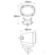 JW SPEAKER HID Work Light Oval 12V Spot Beam ILX1122