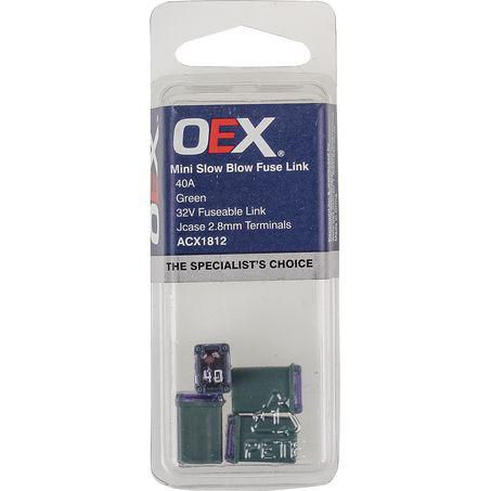 OEX Fusible Link M Case 40A Green 4 Pce
