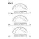 RDA BRAKE SHOE 270MM X 54MM FORD MAZDA NISSAN R1822