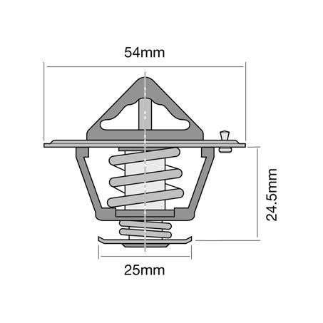 Tridon Thermostat 54mm - 82 Degrees C TT230-180
