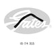 Gates Moulded Heater Hose 02-0438