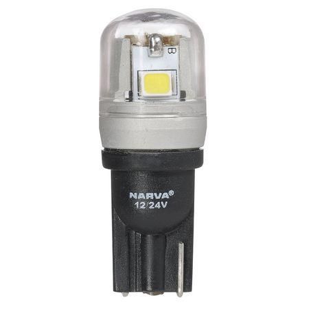 Narva 12/24V Gen III LED T10 Wedge Globes (2) 18242BL