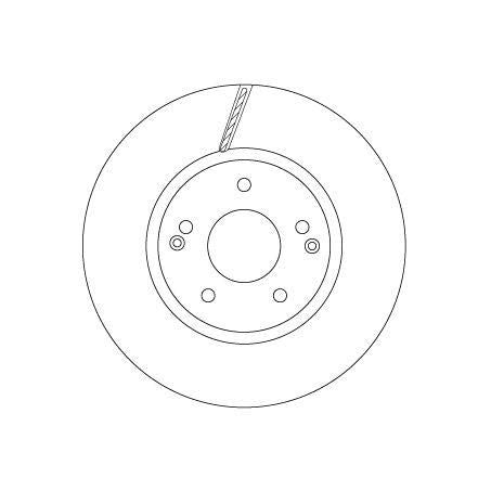 TRW Disc Brake Rotor 298mm x 24 Min