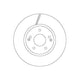 TRW Disc Brake Rotor 298mm x 24 Min