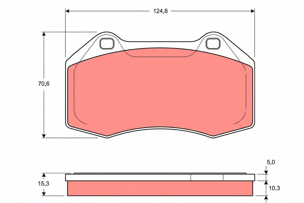 ICER BRAKE PAD SET - 181879-203