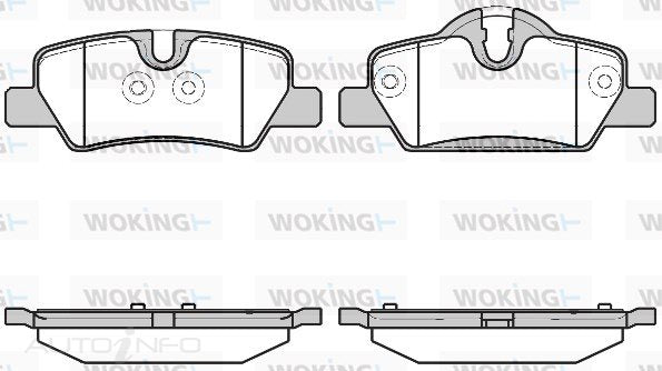BRAKE PAD R MINI P17003.00