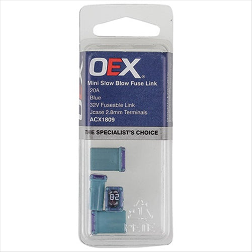 Fusible Link Micro Female M Case 20A Blue 4 Pce ACX1809
