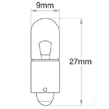 OEX Bayonet Globe 12V 4W Standard - 10 Pce