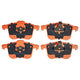 RDA BRAKES RDA GP Max General Purpose Low Metallic Brake Pad Set RDB2128