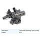 DAYCO THERMOSTAT INCLUDES HOUSING 82 DEGREES C - 180 DEGREES F DT201A