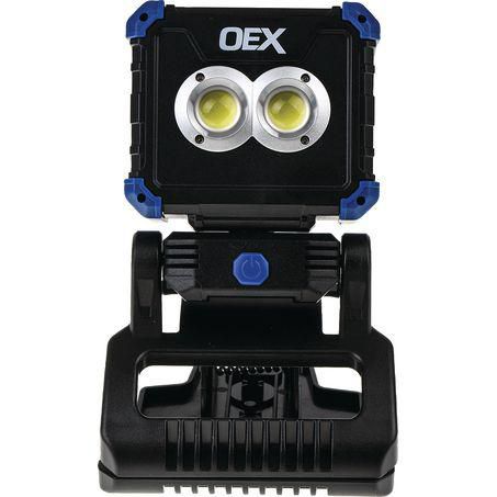 OEX 450 Lumen Rechargeable Flood Light with Clamp LLX3007