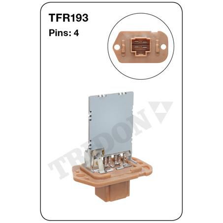 Tridon Heater Fan Resistor TFR193