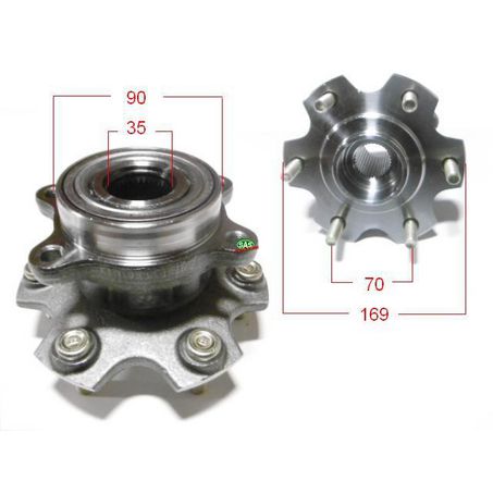 SAS AUTO PARTS SAS Wheel Hub HA5095
