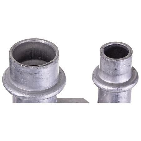 OEX Evaporator Core Plate and Fin Inlet Fitting Pad Outlet Fitting Pad