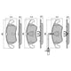 RDA Brakes Extreme Heavy Duty Brake Pad Set RDX2242SM