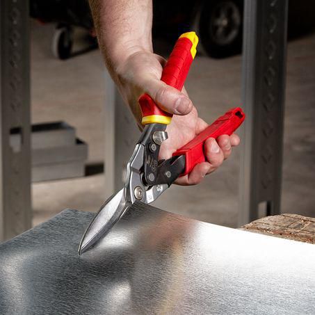 Milwaukee Straight Cutting Offset Aviation Snips 48224532