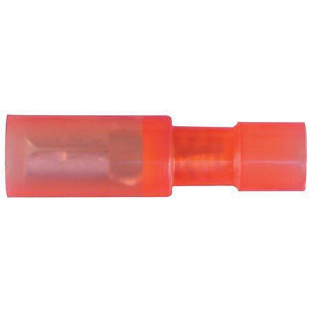 Narva Crimp Terminal Female Bullet Red Terminal Entry 4mm Polycarbonate 100