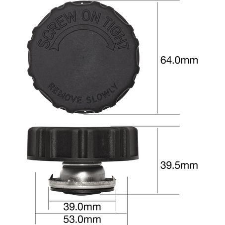 TRIDON RECOVERY RADIATOR CAP - (TRS19)