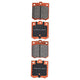 RDA BRAKES RDA GP Max General Purpose Low Metallic Brake Pad Set RDB1026